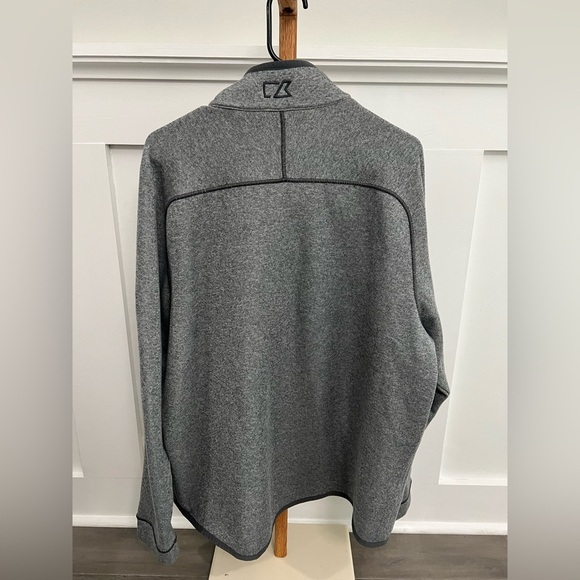 Cutter & Buck Gray 1/4 Zip Up Sweater sz XXL - Picture 7 of 8